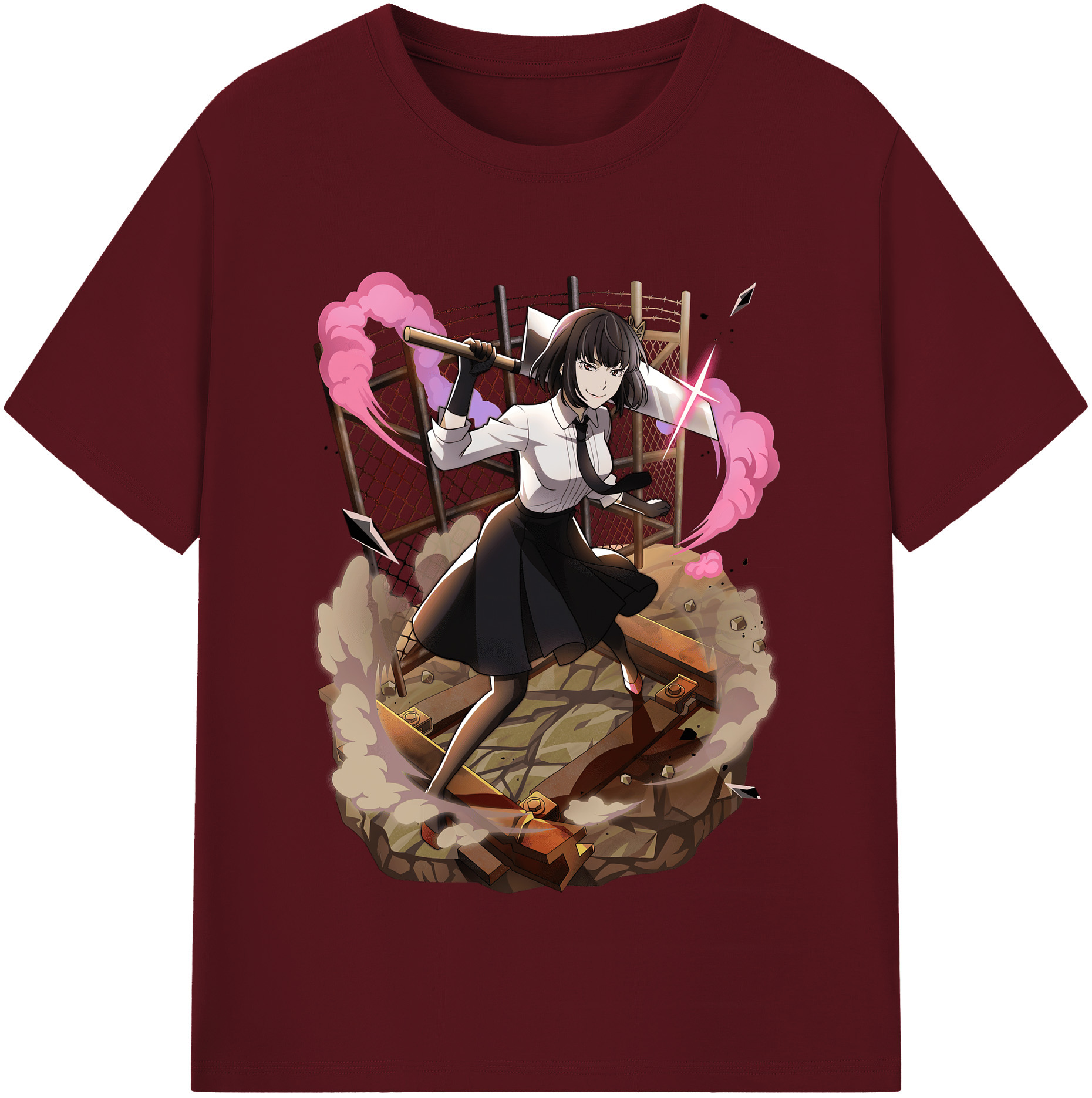 （画像用） 文豪ストレイドッグス Bungo Stray Dogs 綿100％半袖Tシャツ（フロントプリント）